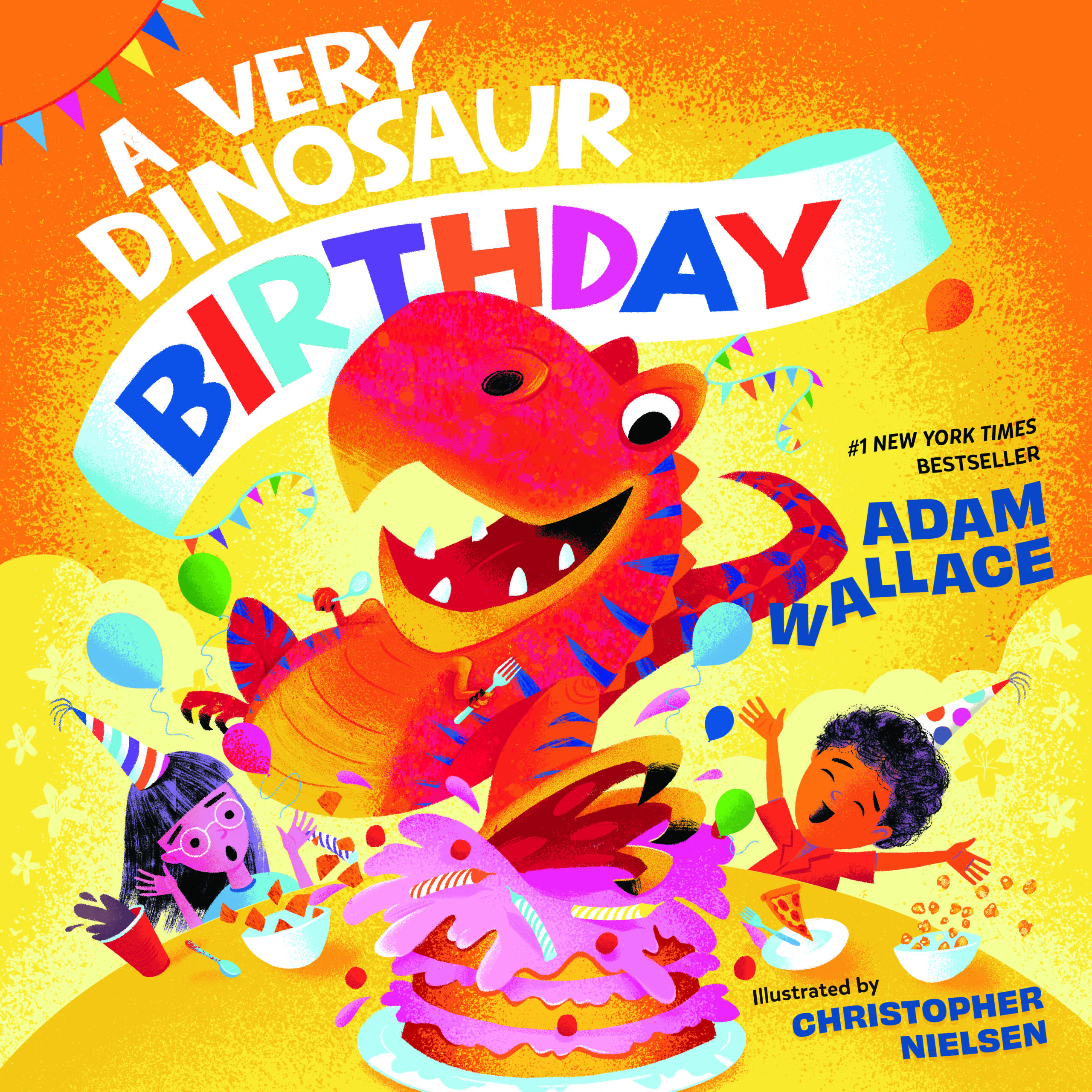 a very dinosaur birthday cover