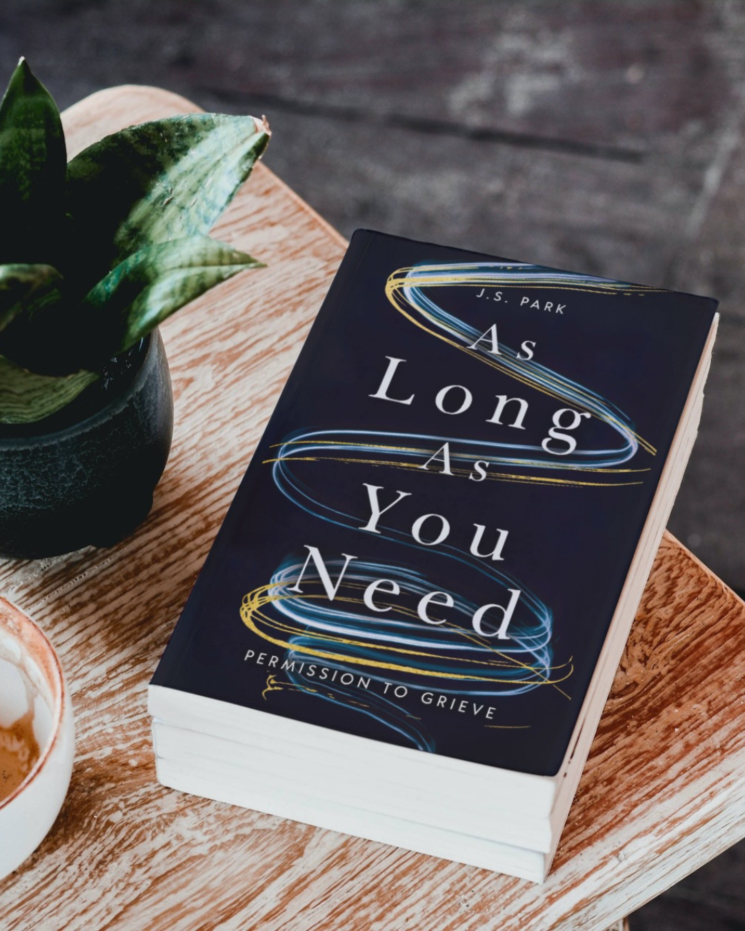 As Long As You Need book on table